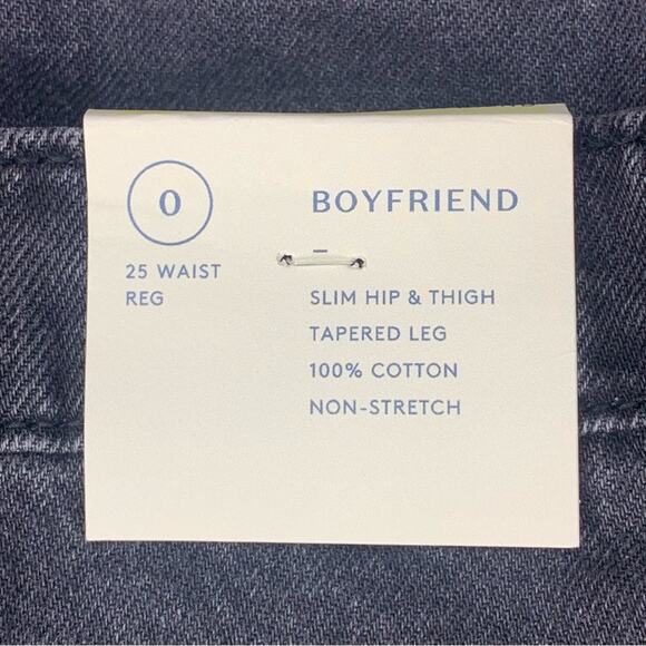 Universal Thread NWT Boyfriend Jeans Black 5 Working Pockets Belt Loops Size 25R - Picture 10 of 11